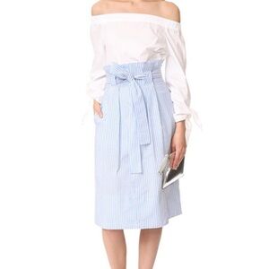 Club Monaco Striped Skirt